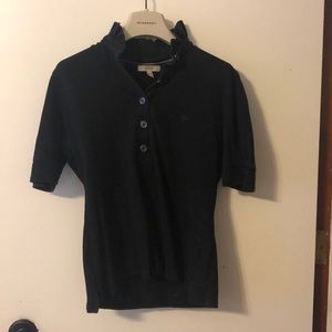 Ruffle Burberry polo